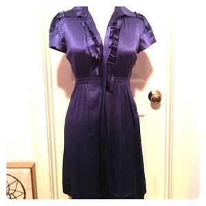 COPY - BCBG Maxazria silk blue dress